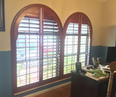 Plantation Shutter Arches, cost of plantation shutter arches, custom plantation shutter arches
